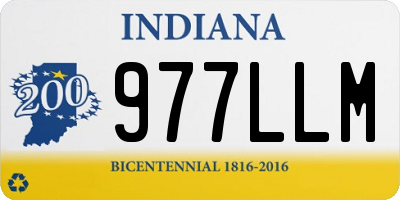 IN license plate 977LLM