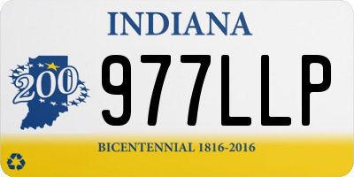 IN license plate 977LLP
