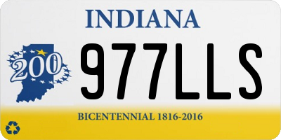 IN license plate 977LLS