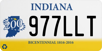 IN license plate 977LLT
