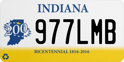 IN license plate 977LMB