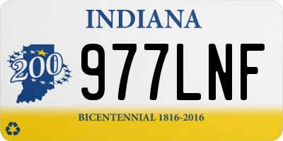 IN license plate 977LNF