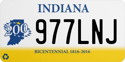 IN license plate 977LNJ