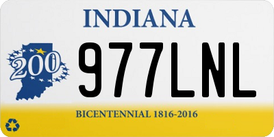IN license plate 977LNL