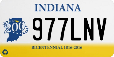 IN license plate 977LNV