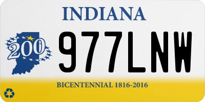 IN license plate 977LNW