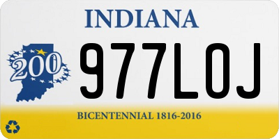 IN license plate 977LOJ