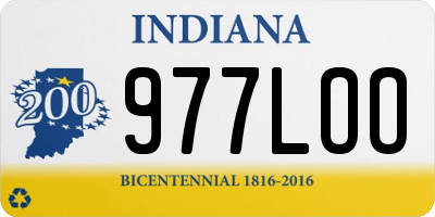 IN license plate 977LOO