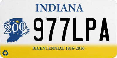IN license plate 977LPA
