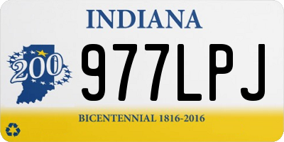 IN license plate 977LPJ
