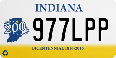 IN license plate 977LPP