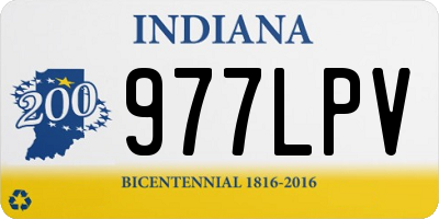 IN license plate 977LPV