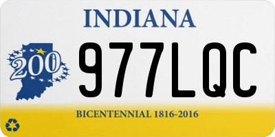 IN license plate 977LQC