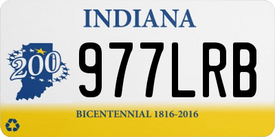 IN license plate 977LRB