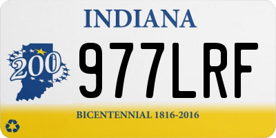 IN license plate 977LRF