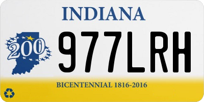 IN license plate 977LRH