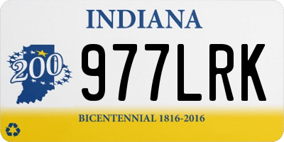 IN license plate 977LRK