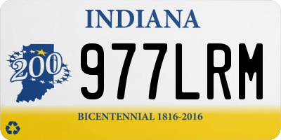 IN license plate 977LRM