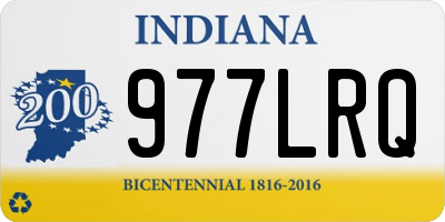IN license plate 977LRQ