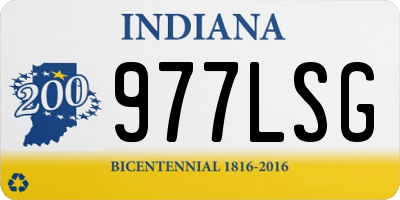 IN license plate 977LSG