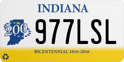 IN license plate 977LSL