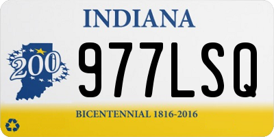 IN license plate 977LSQ
