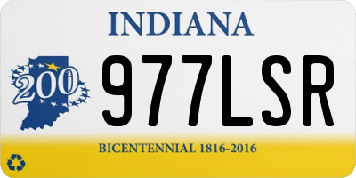 IN license plate 977LSR