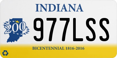 IN license plate 977LSS