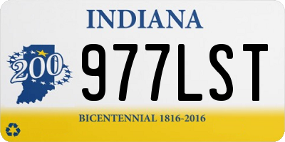 IN license plate 977LST