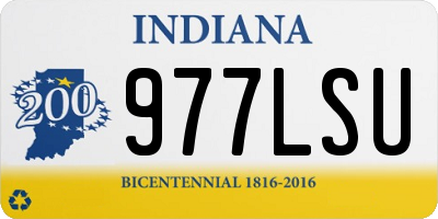 IN license plate 977LSU