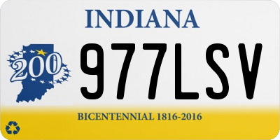 IN license plate 977LSV