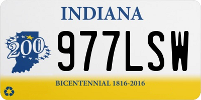 IN license plate 977LSW