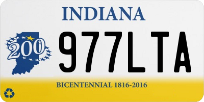 IN license plate 977LTA