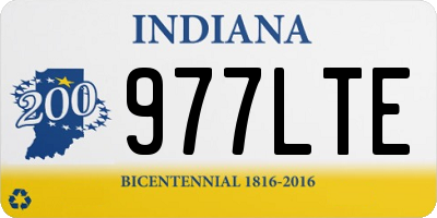 IN license plate 977LTE
