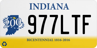 IN license plate 977LTF