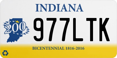 IN license plate 977LTK