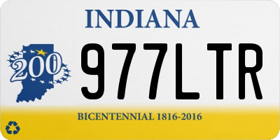 IN license plate 977LTR
