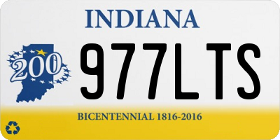 IN license plate 977LTS