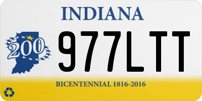 IN license plate 977LTT