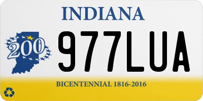 IN license plate 977LUA