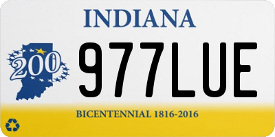 IN license plate 977LUE