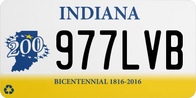 IN license plate 977LVB