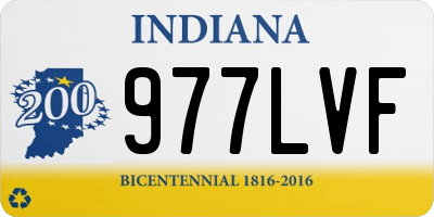 IN license plate 977LVF