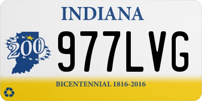 IN license plate 977LVG