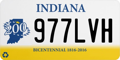 IN license plate 977LVH