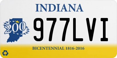 IN license plate 977LVI