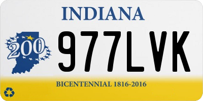IN license plate 977LVK