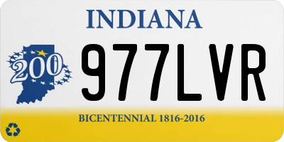 IN license plate 977LVR
