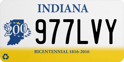 IN license plate 977LVY