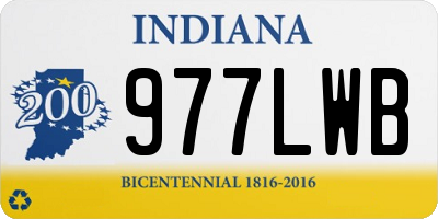 IN license plate 977LWB